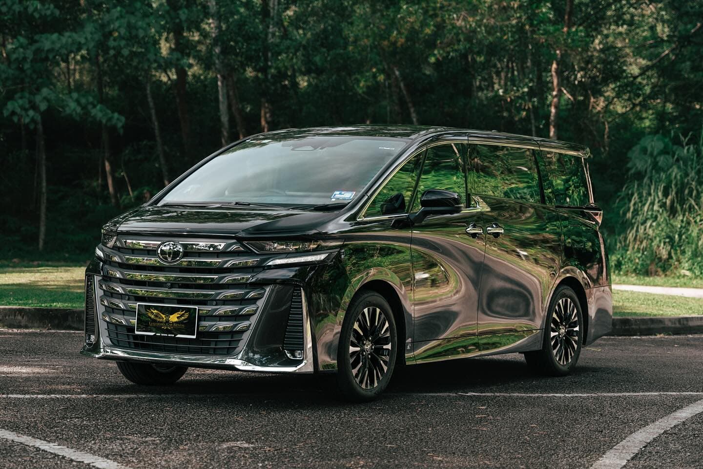 2024 Toyota Vellfire 2024 available for door-to-door car rental delivery in Kuala Lumpur